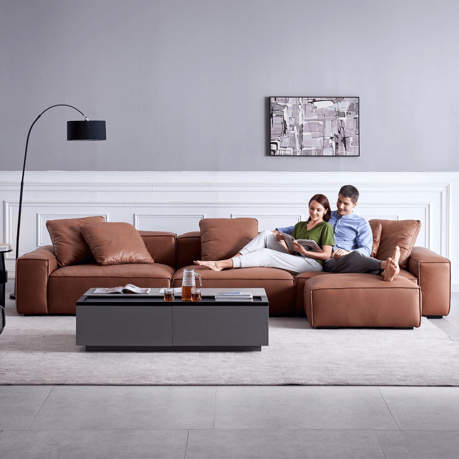 Loft Sofa + Ottoman - Valyou 