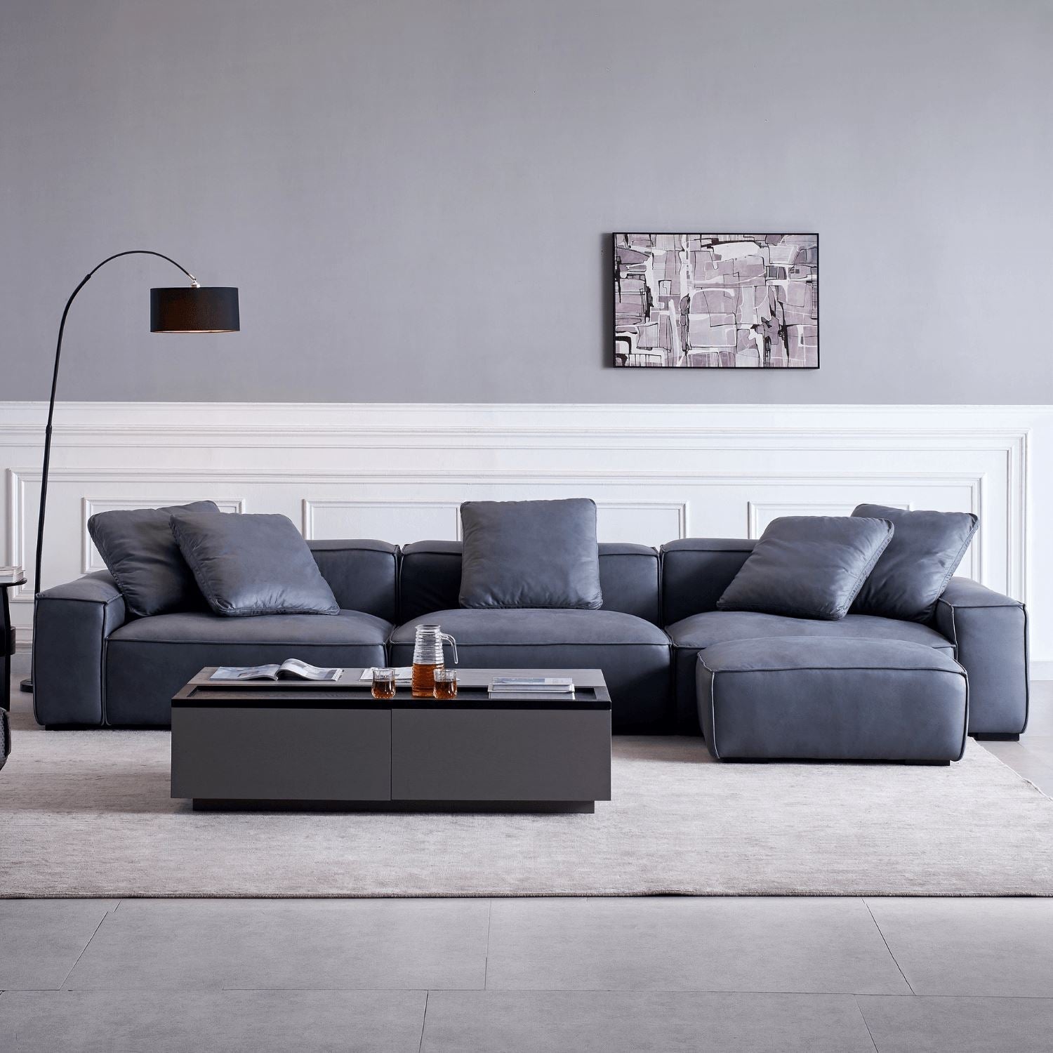 Loft Sofa + Ottoman - Valyou 