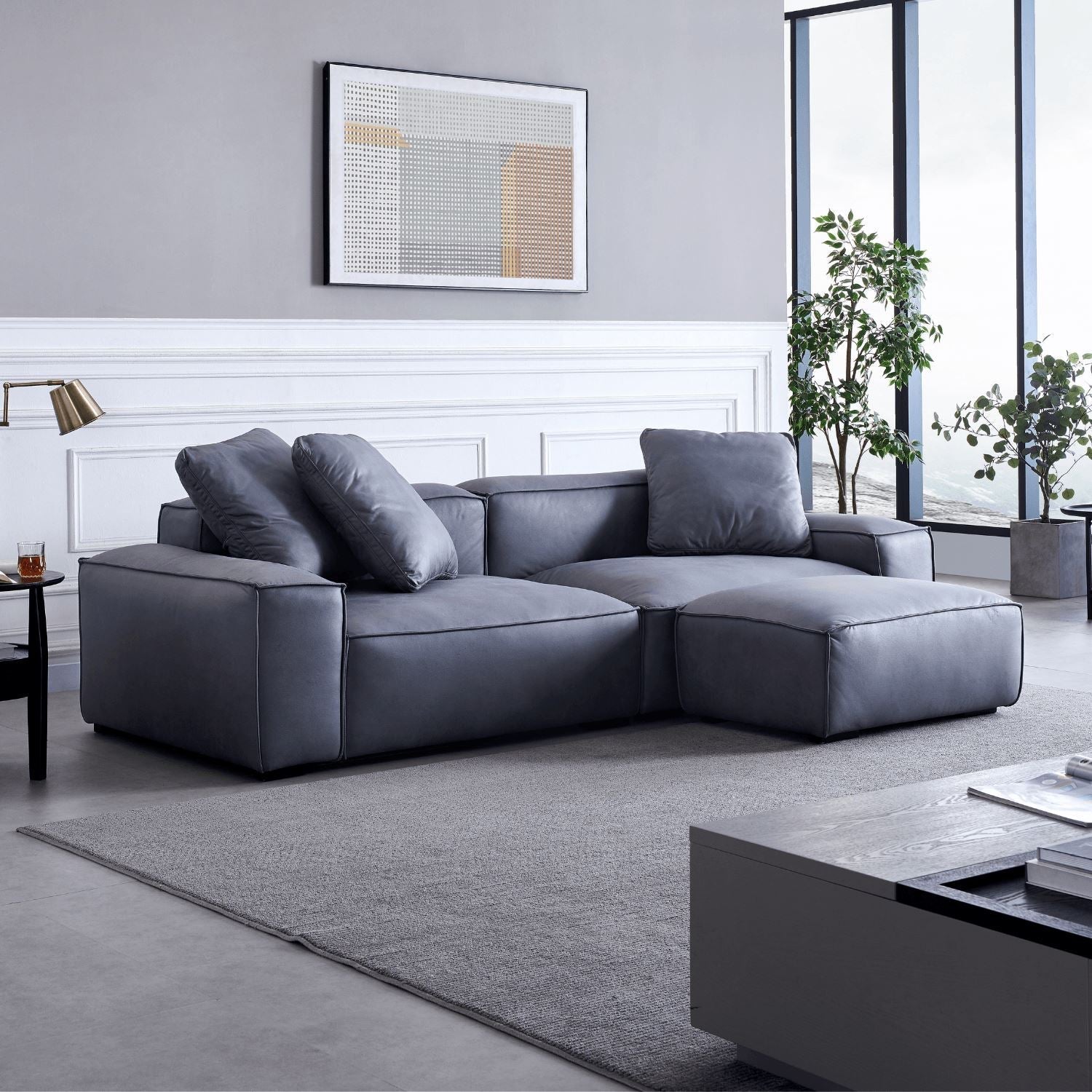 Loft Sofa + Ottoman - Valyou 