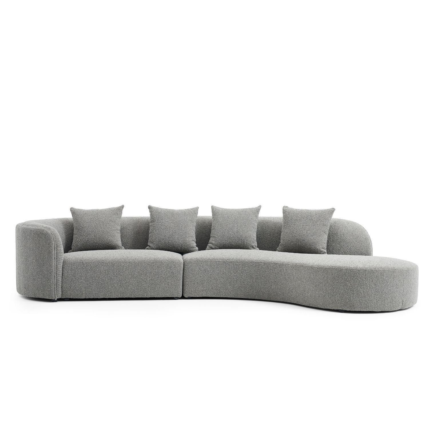 The Adara Sofa Milozze Boucle Grey 