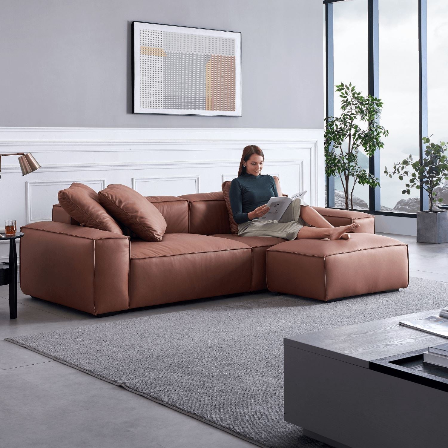 Loft Sofa + Ottoman - Valyou 