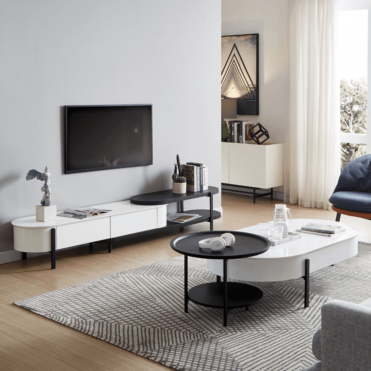 Scara Living Room Set Storage Mario Capasa 