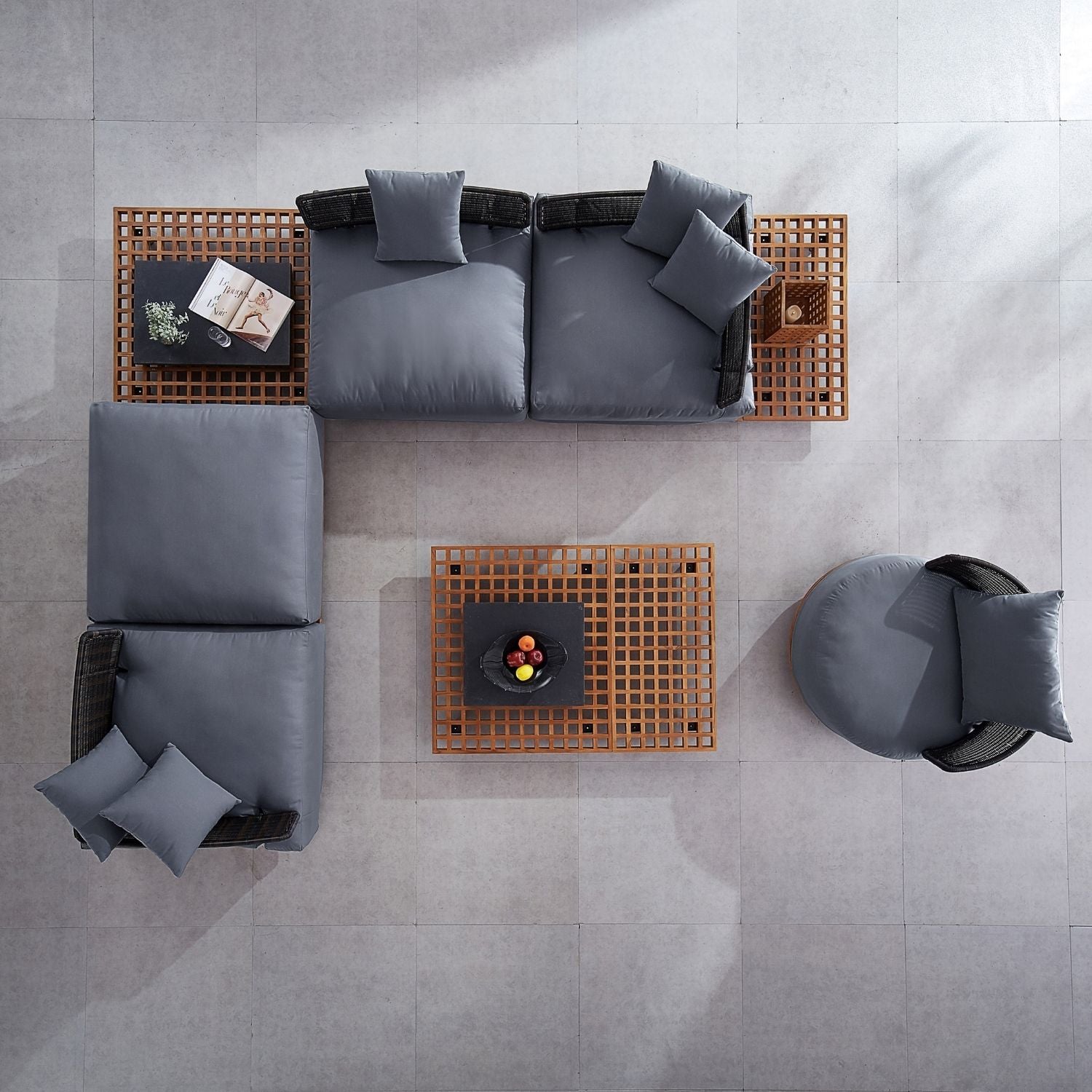 Oni Lounger Sofa Zomanity Z3 Grey 