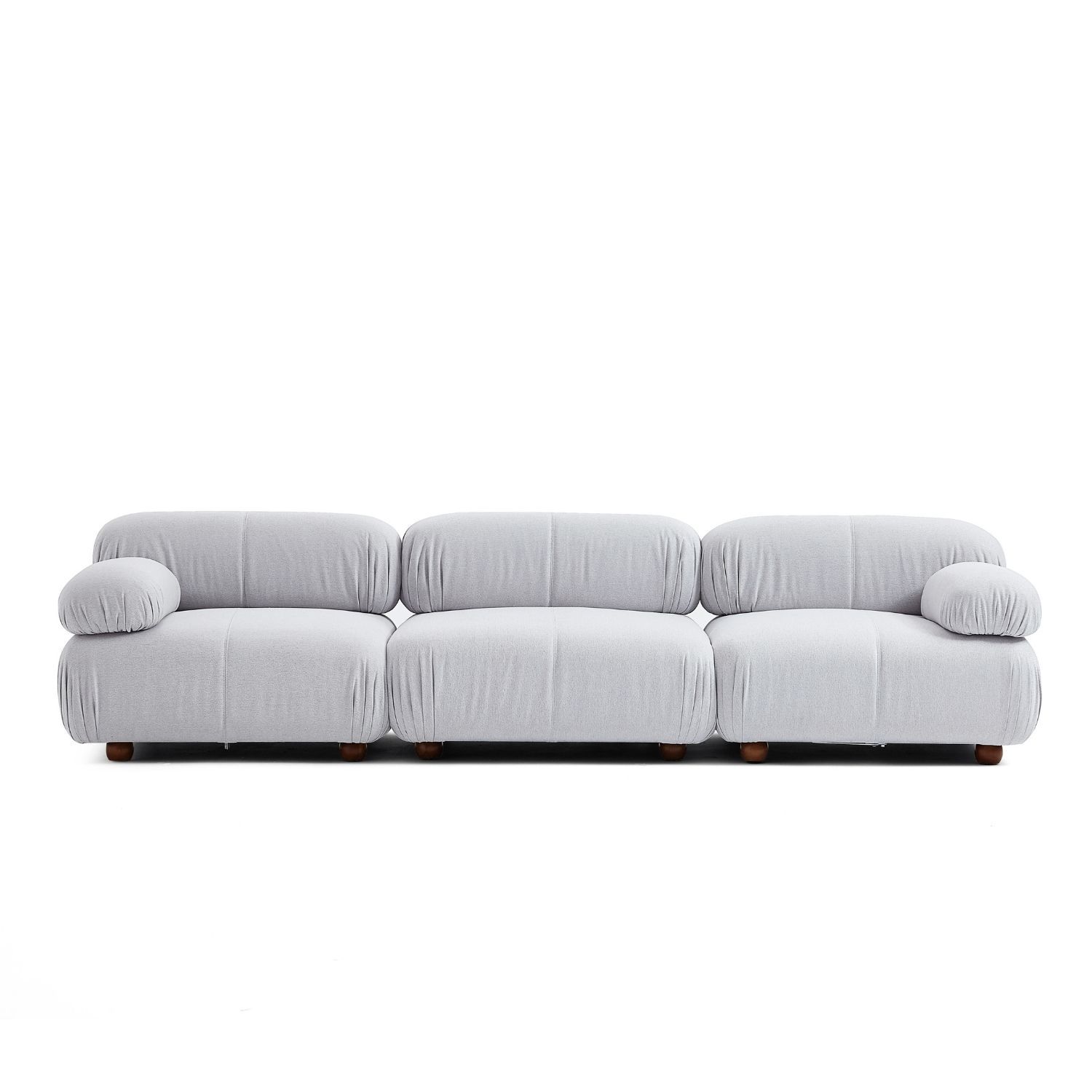 Pebbles Sofa Sofa Milozze Linen White 3 Seater (Large) 