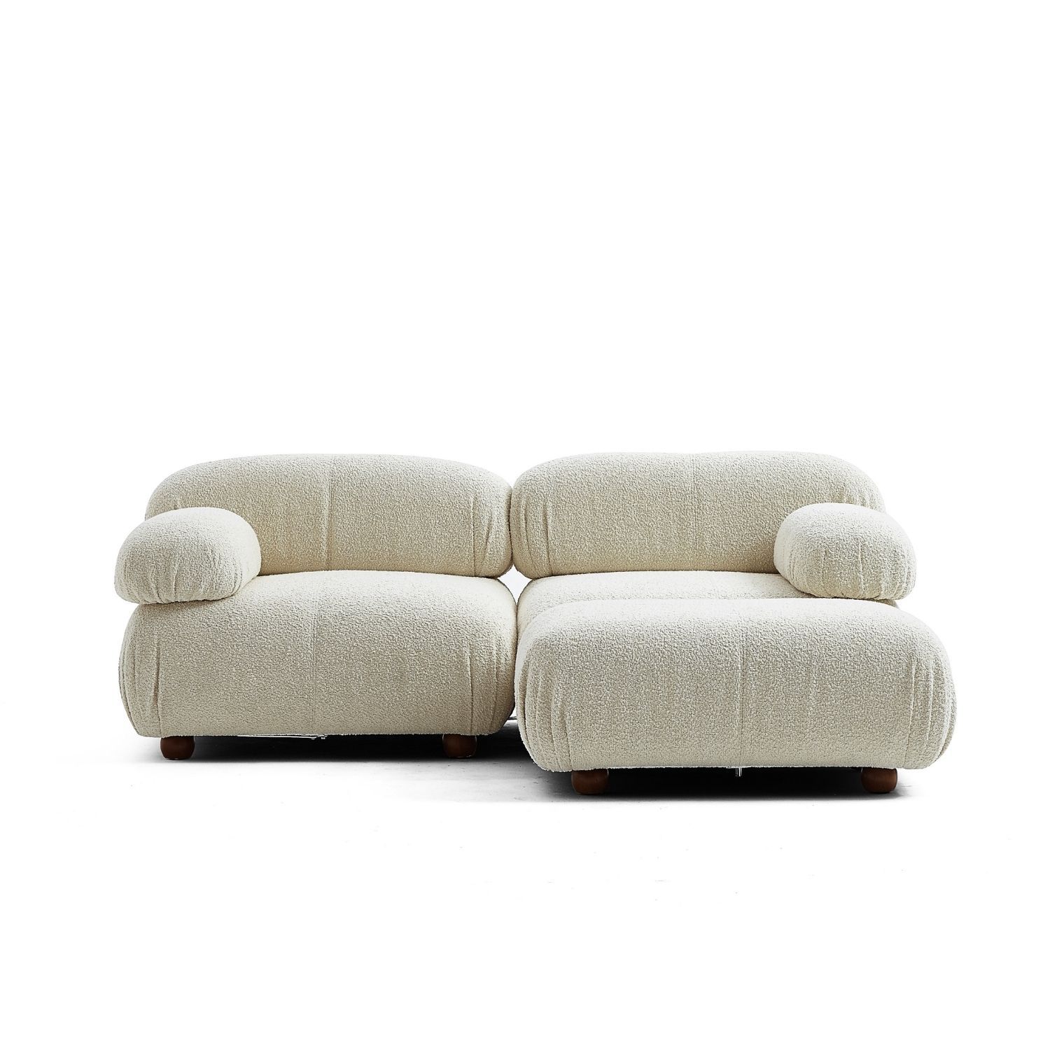 Pebbles Loveseat + Ottoman Sofa Milozze 