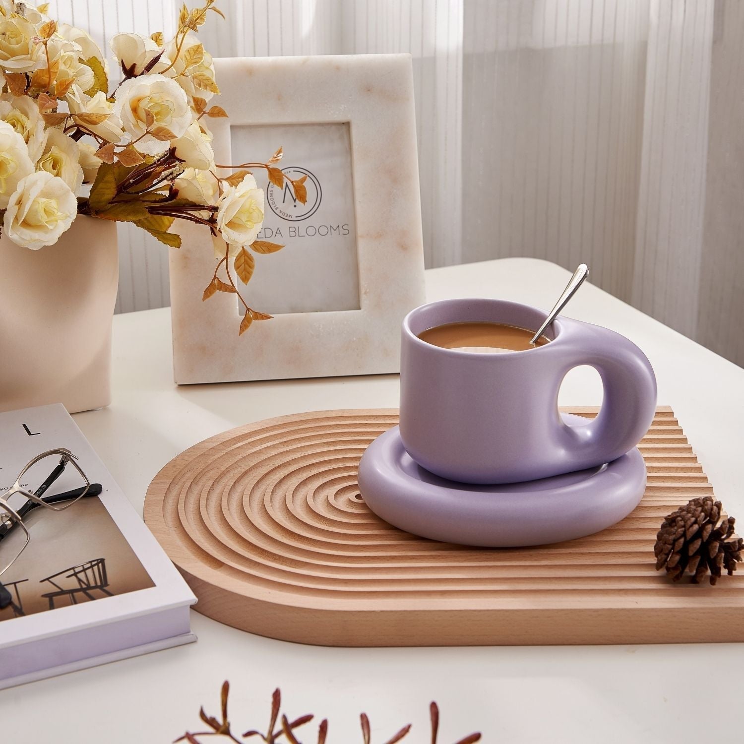 Rivo Mug Accessory Valyōu Furniture Lilac 