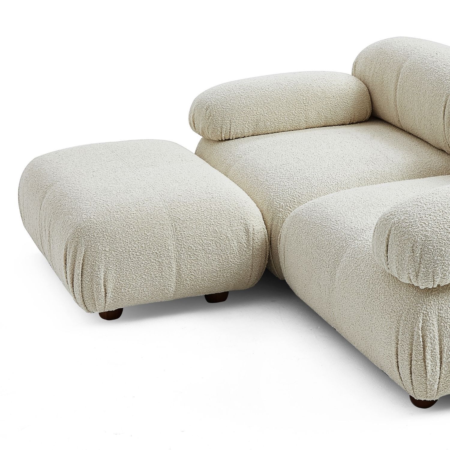 Pebbles Loveseat + Ottoman Sofa Milozze 