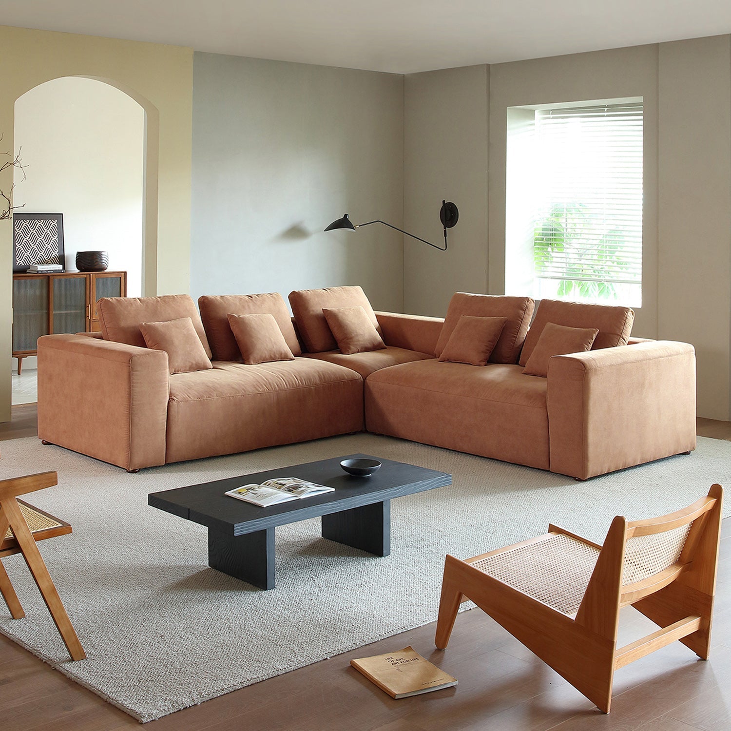 The 5th Closed L Sectional, sectional, Foundry | Valyou Furniture 