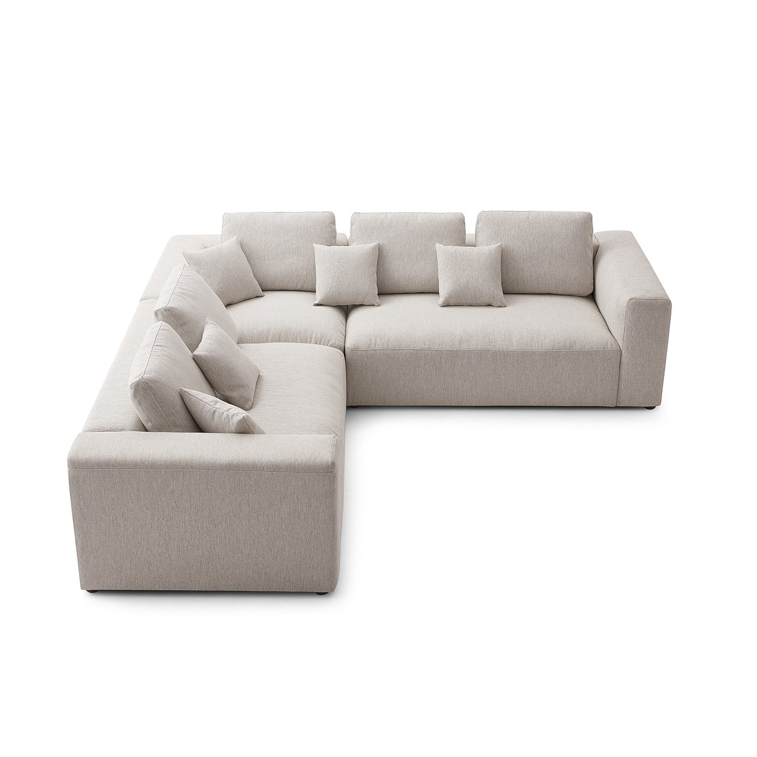 The 5th Closed L Sectional, sectional, Foundry | Valyou Furniture 