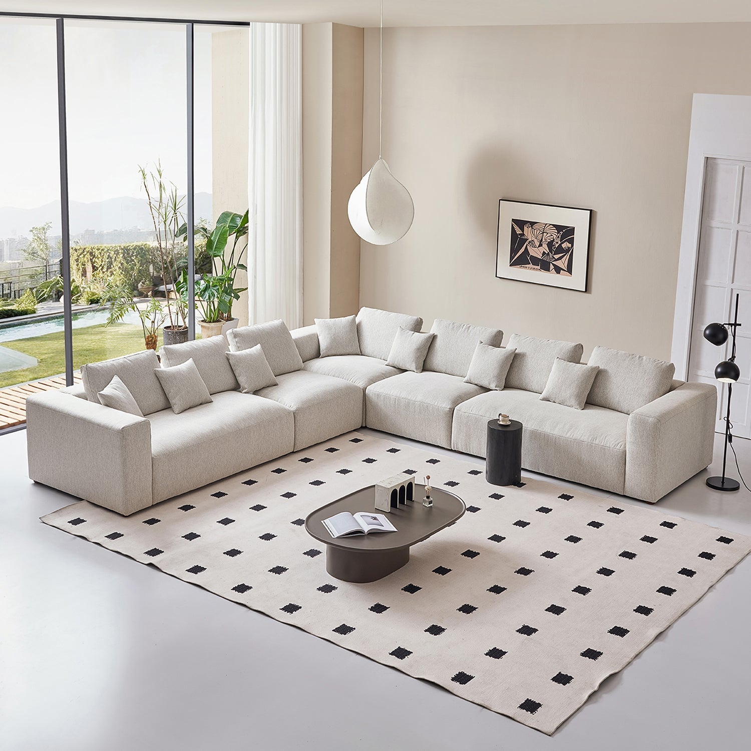 The 5th Closed L Sectional, sectional, Foundry | Valyou Furniture 