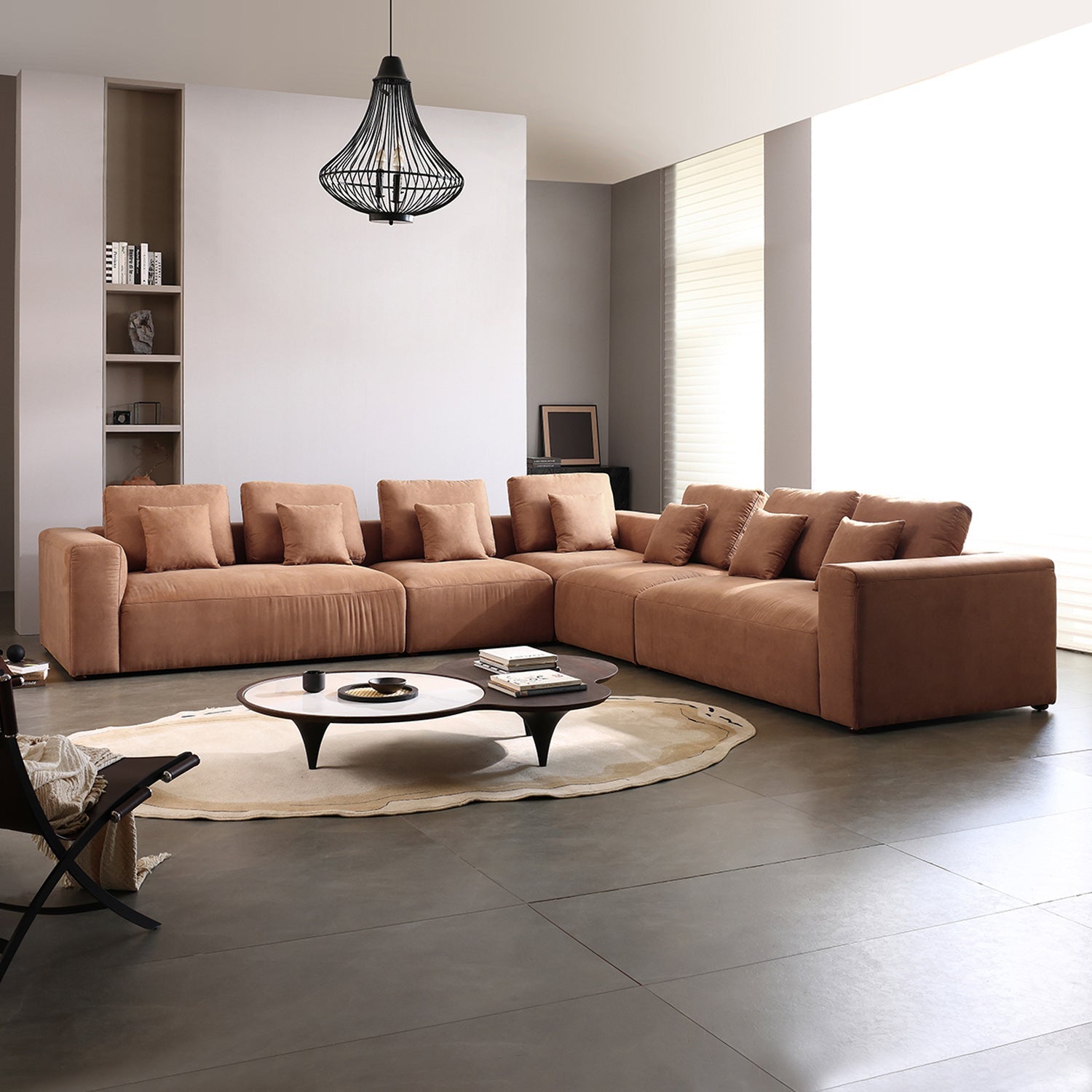 The 5th Closed L Sectional, sectional, Foundry | Valyou Furniture 