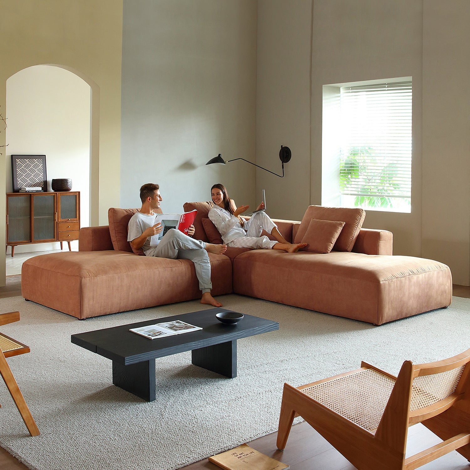 The 5th Open L Sectional, sectional, Foundry | Valyou Furniture 