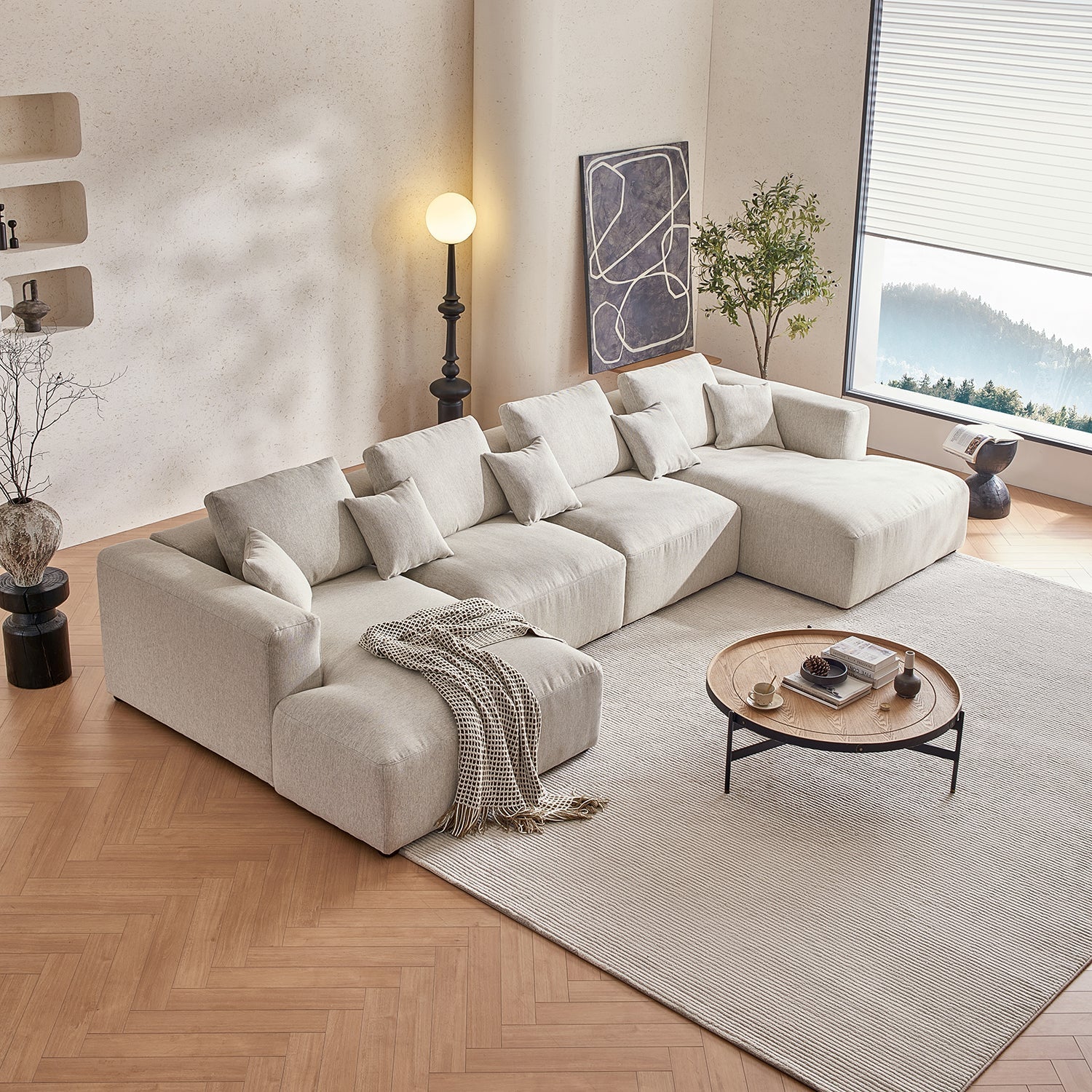 The 5th U Sectional, sectional, Foundry | Valyou Furniture 