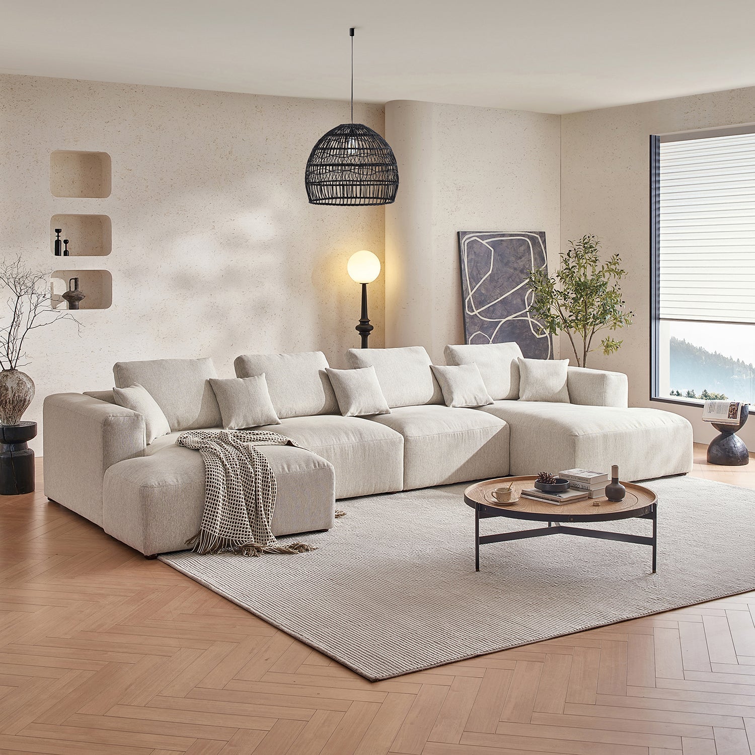 The 5th U Sectional, sectional, Foundry | Valyou Furniture 