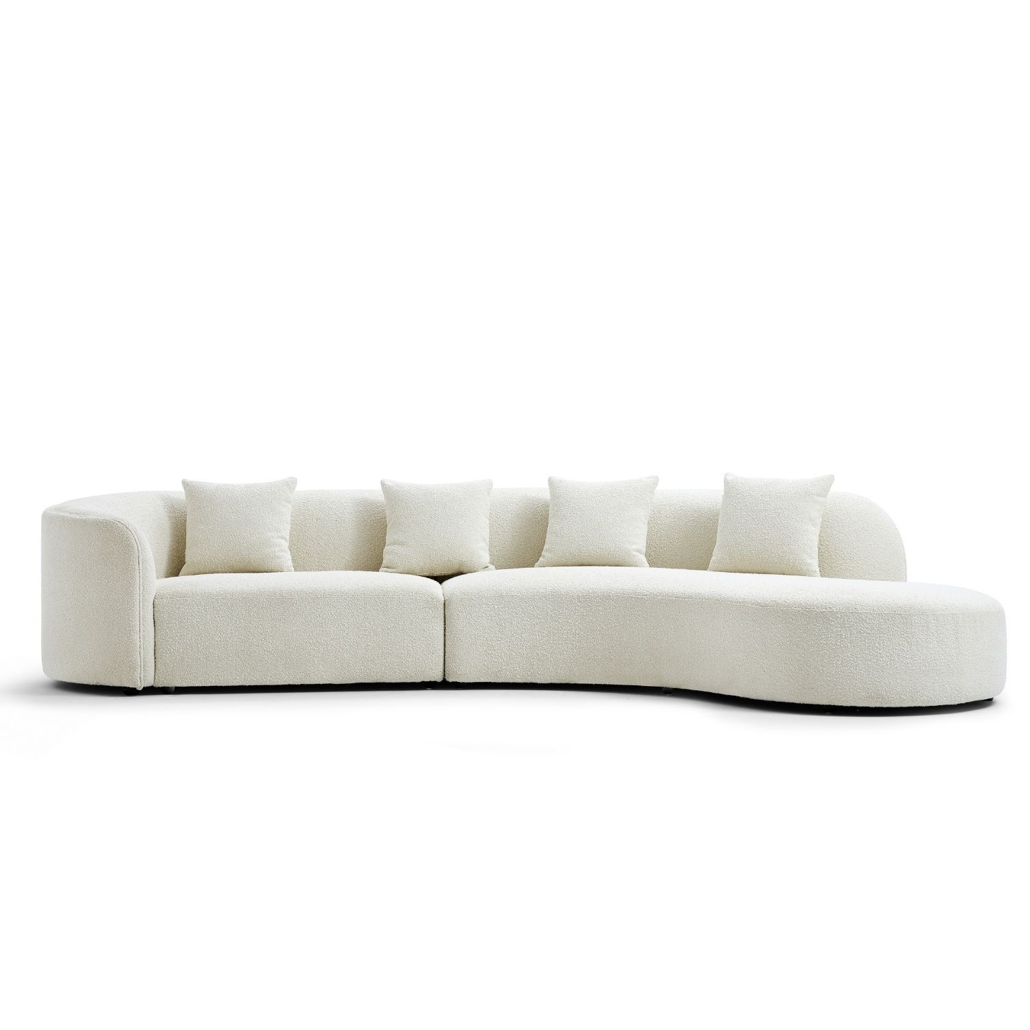 The Adara Sofa Milozze Boucle White 