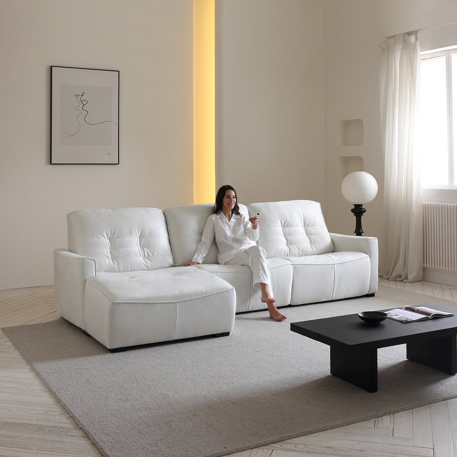 Intimo Recliner Sofa, Recliner, Mario Capasa | Valyou Furniture 