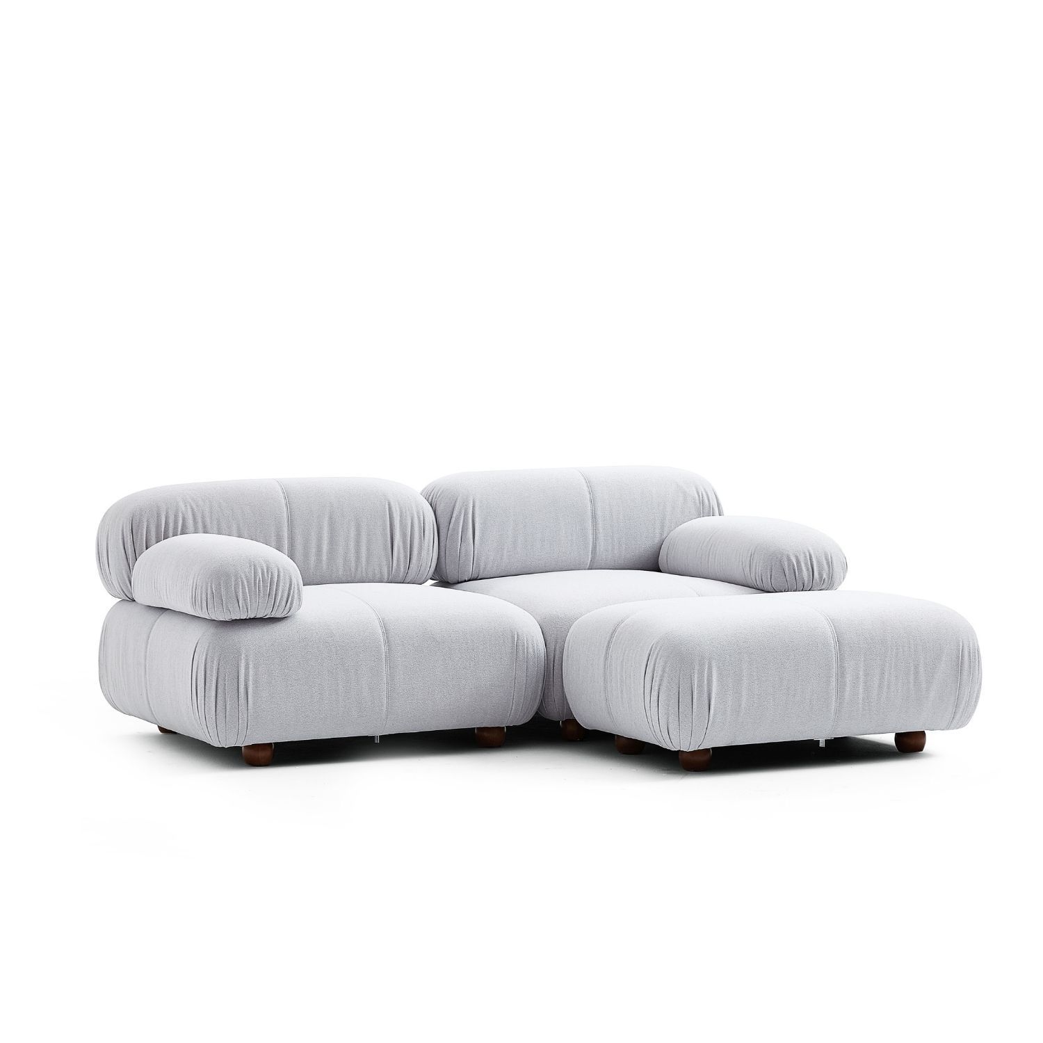 Pebbles Loveseat + Ottoman Sofa Milozze 