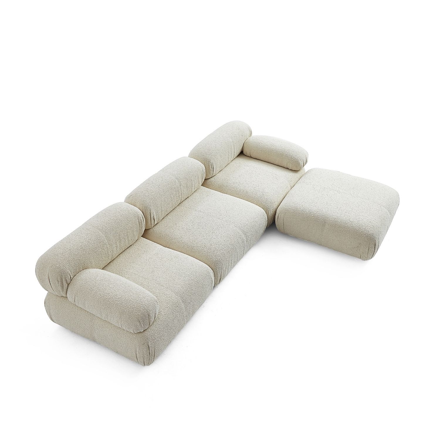 Pebbles Sofa + Ottoman Sofa Milozze 