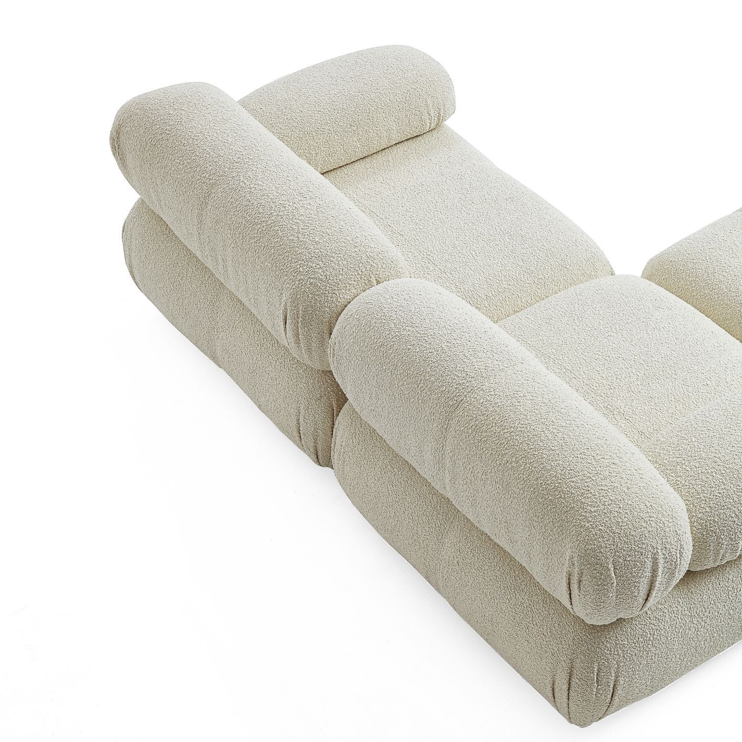 Pebbles Loveseat + Ottoman Sofa Milozze 