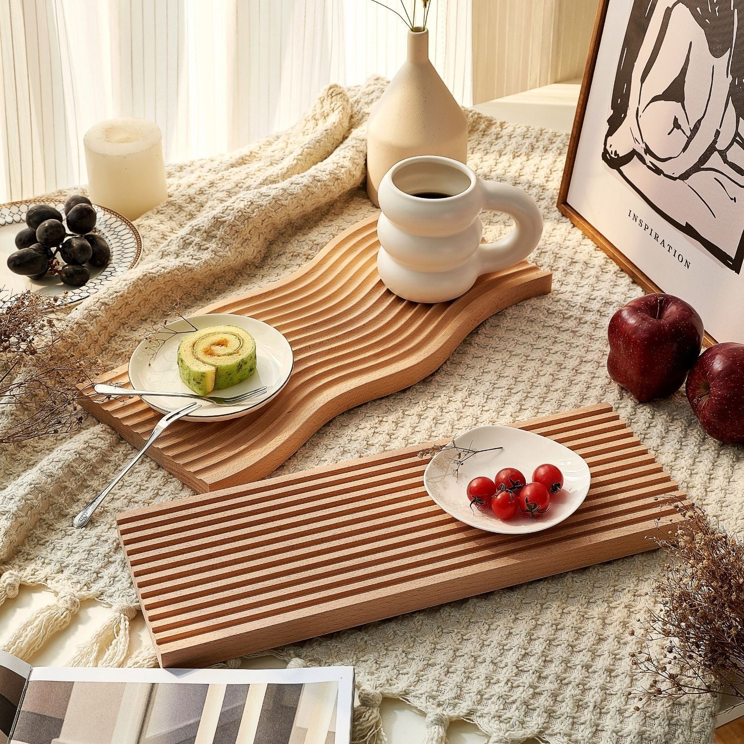 Waves Tray Accessory Valyōu Furniture 