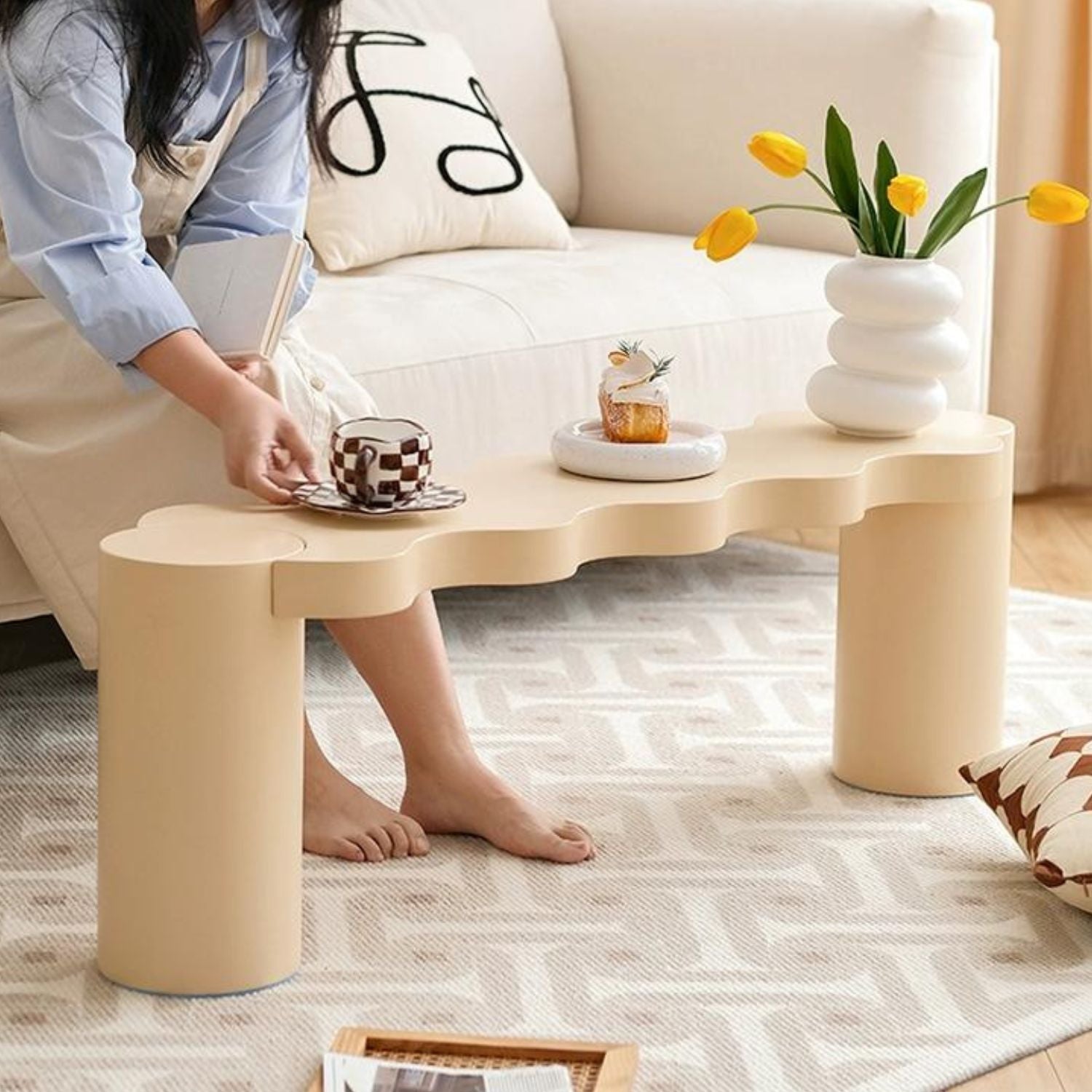 Wave Coffee Table, Coffee Table, Valyōu Furniture | Valyou Furniture 