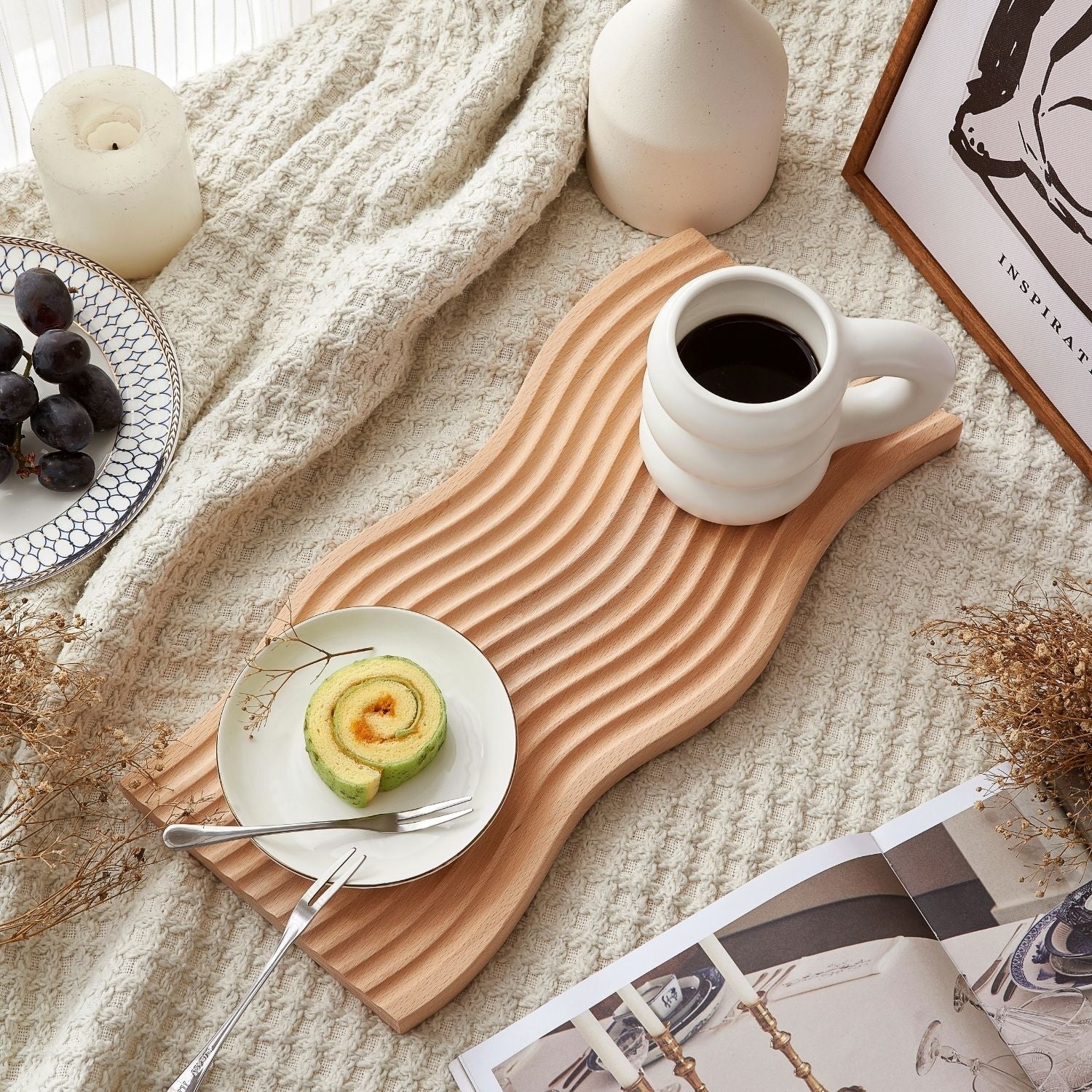 Waves Tray Accessory Valyōu Furniture 