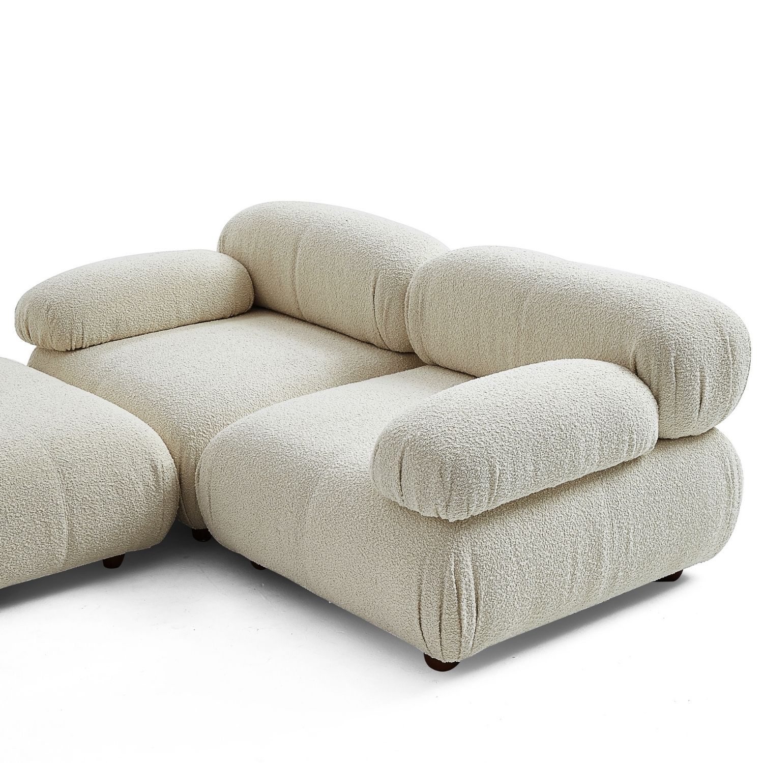 Pebbles Loveseat + Ottoman Sofa Milozze 