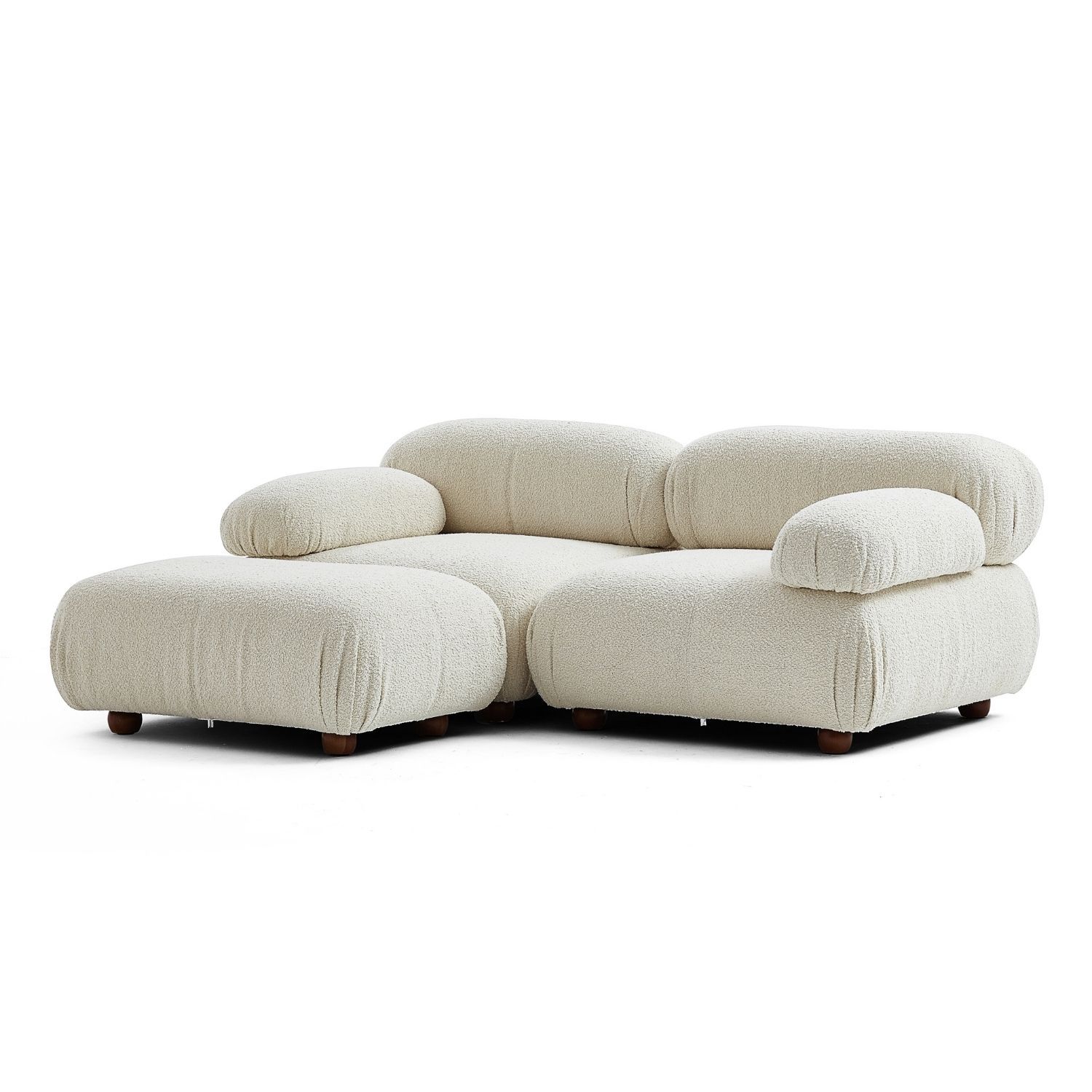 Pebbles Loveseat + Ottoman Sofa Milozze 